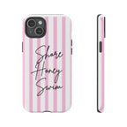 Phone Case — Pink Stripe Shore Honey Swim