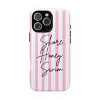 Phone Case — Pink Stripe Shore Honey Swim