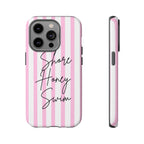 Phone Case — Pink Stripe Shore Honey Swim