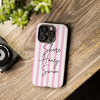 Phone Case — Pink Stripe Shore Honey Swim