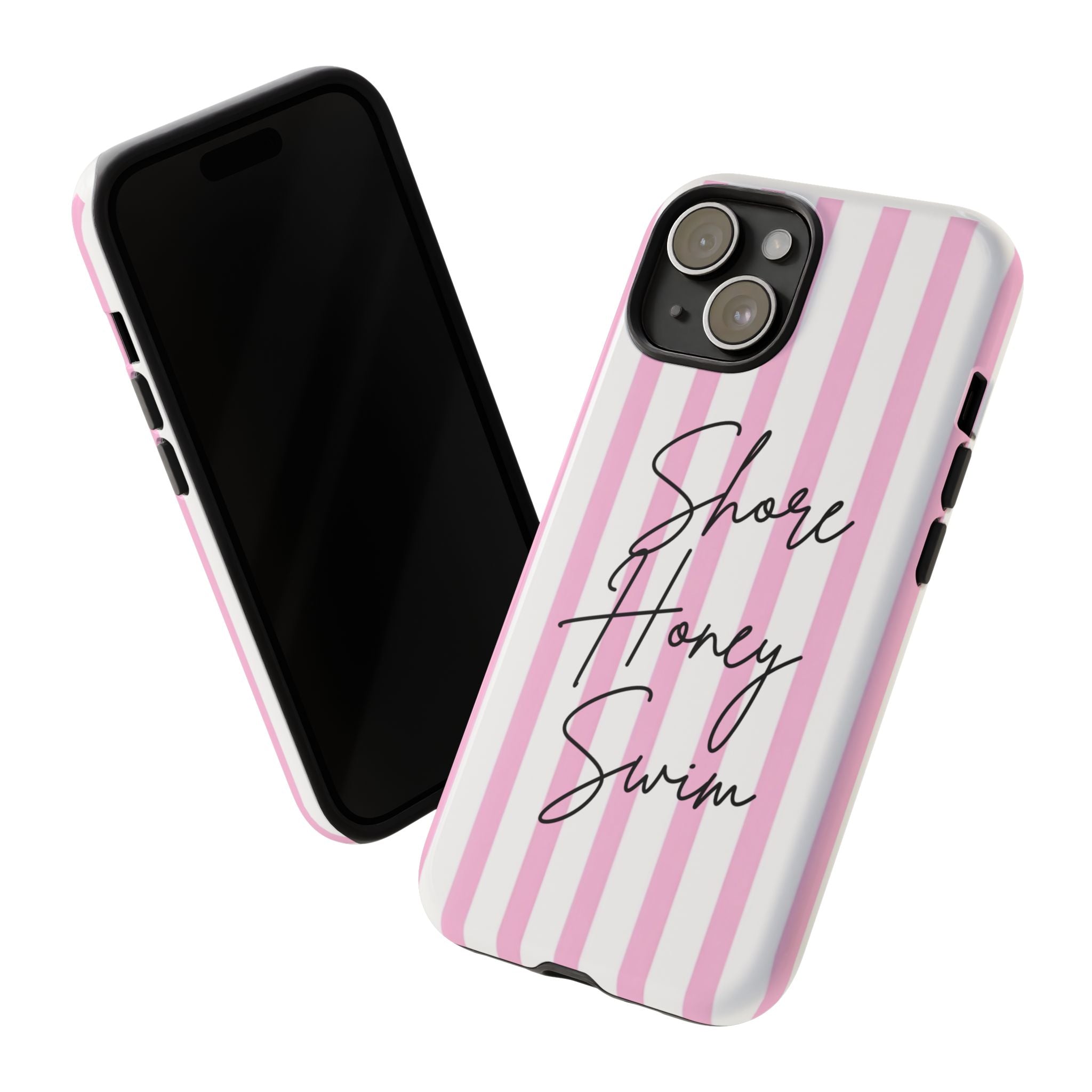Phone Case — Pink Stripe Shore Honey Swim
