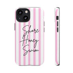 Phone Case — Pink Stripe Shore Honey Swim