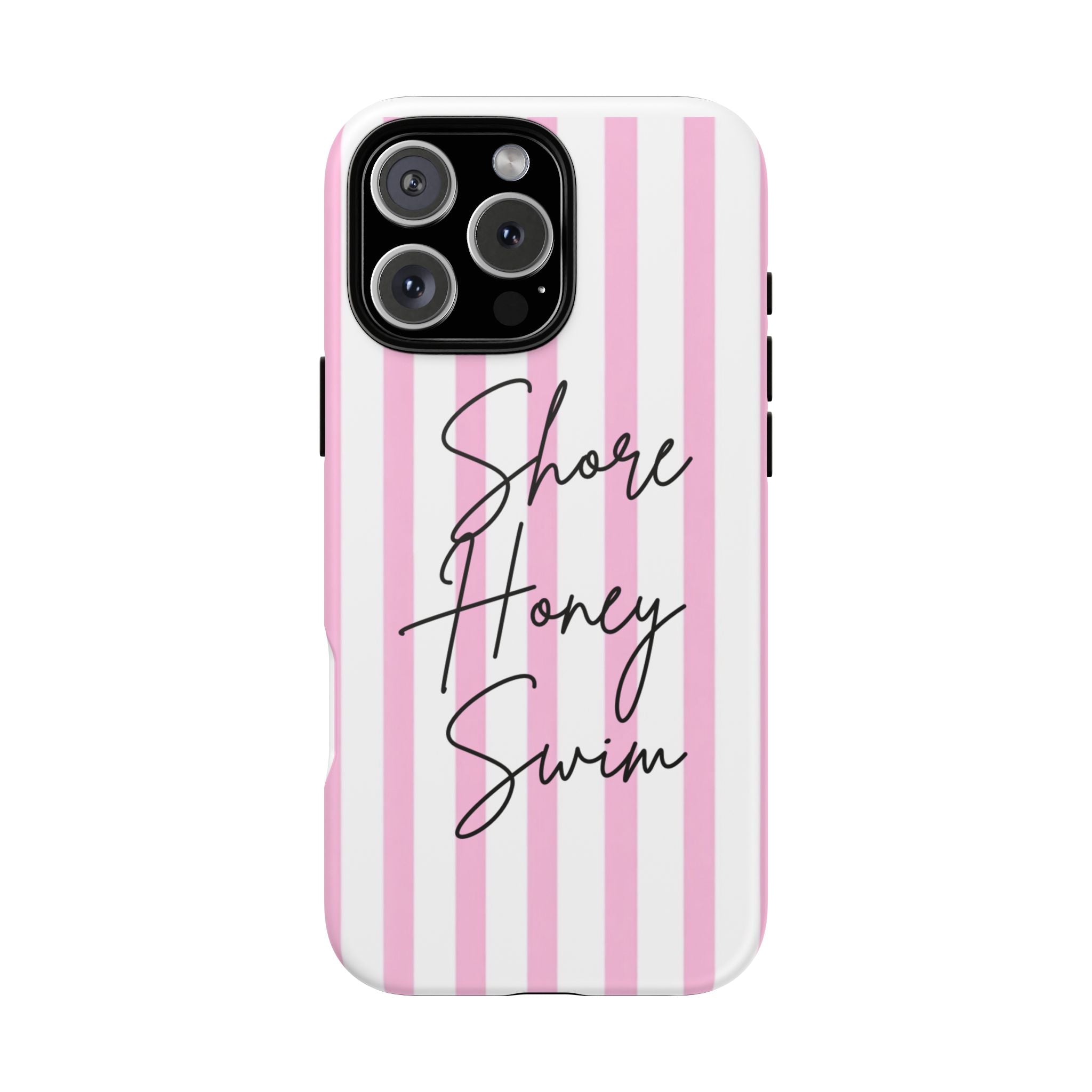 Phone Case — Pink Stripe Shore Honey Swim