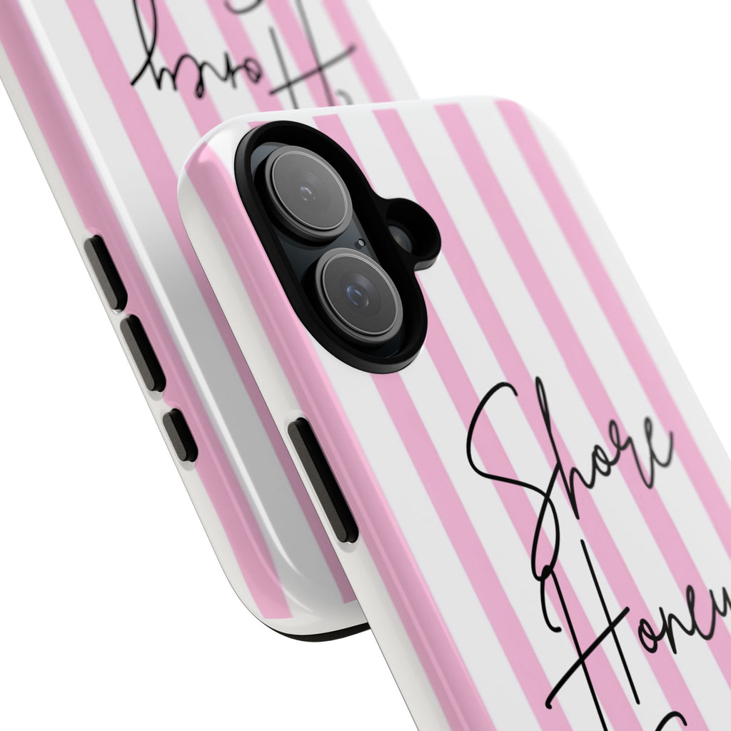 Phone Case — Pink Stripe Shore Honey Swim