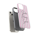 Phone Case — Pink Stripe Shore Honey Swim