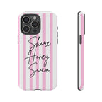 Phone Case — Pink Stripe Shore Honey Swim