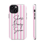 Phone Case — Pink Stripe Shore Honey Swim
