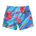 Tropical Hibiscus Swim Trunks — Match your girlfriend