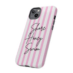 Phone Case — Pink Stripe Shore Honey Swim