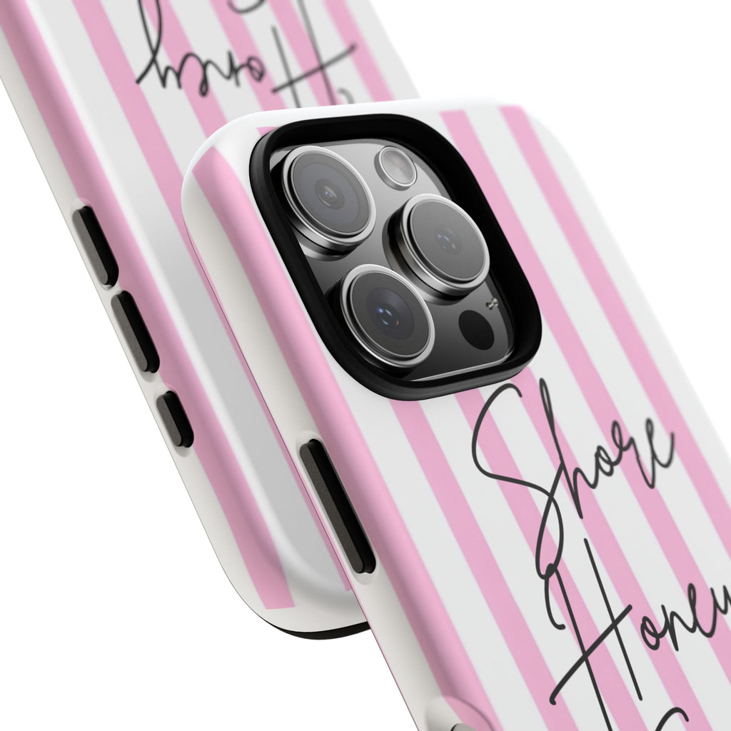 Phone Case — Pink Stripe Shore Honey Swim