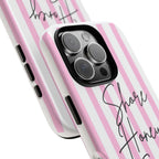 Phone Case — Pink Stripe Shore Honey Swim
