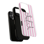 Phone Case — Pink Stripe Shore Honey Swim