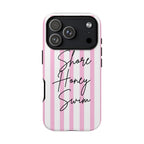 Phone Case — Pink Stripe Shore Honey Swim