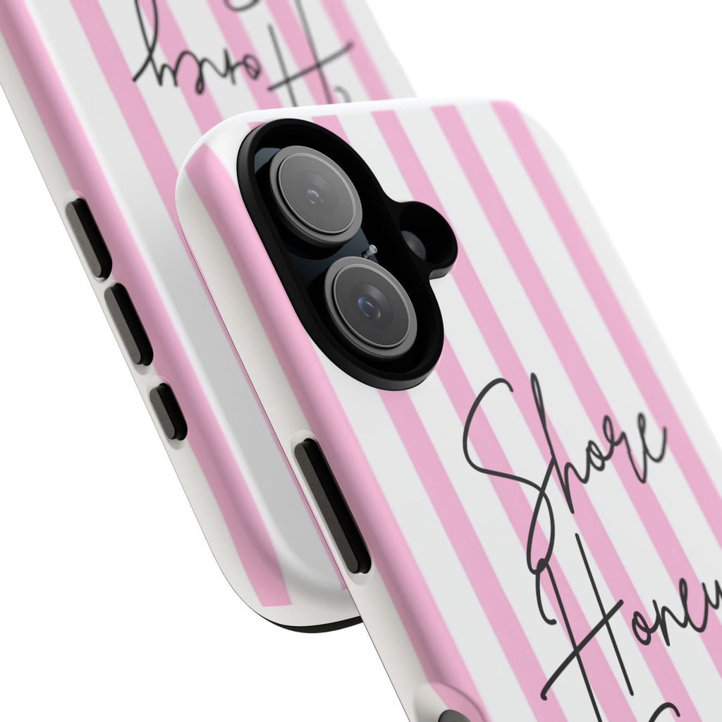 Phone Case — Pink Stripe Shore Honey Swim