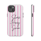 Phone Case — Pink Stripe Shore Honey Swim