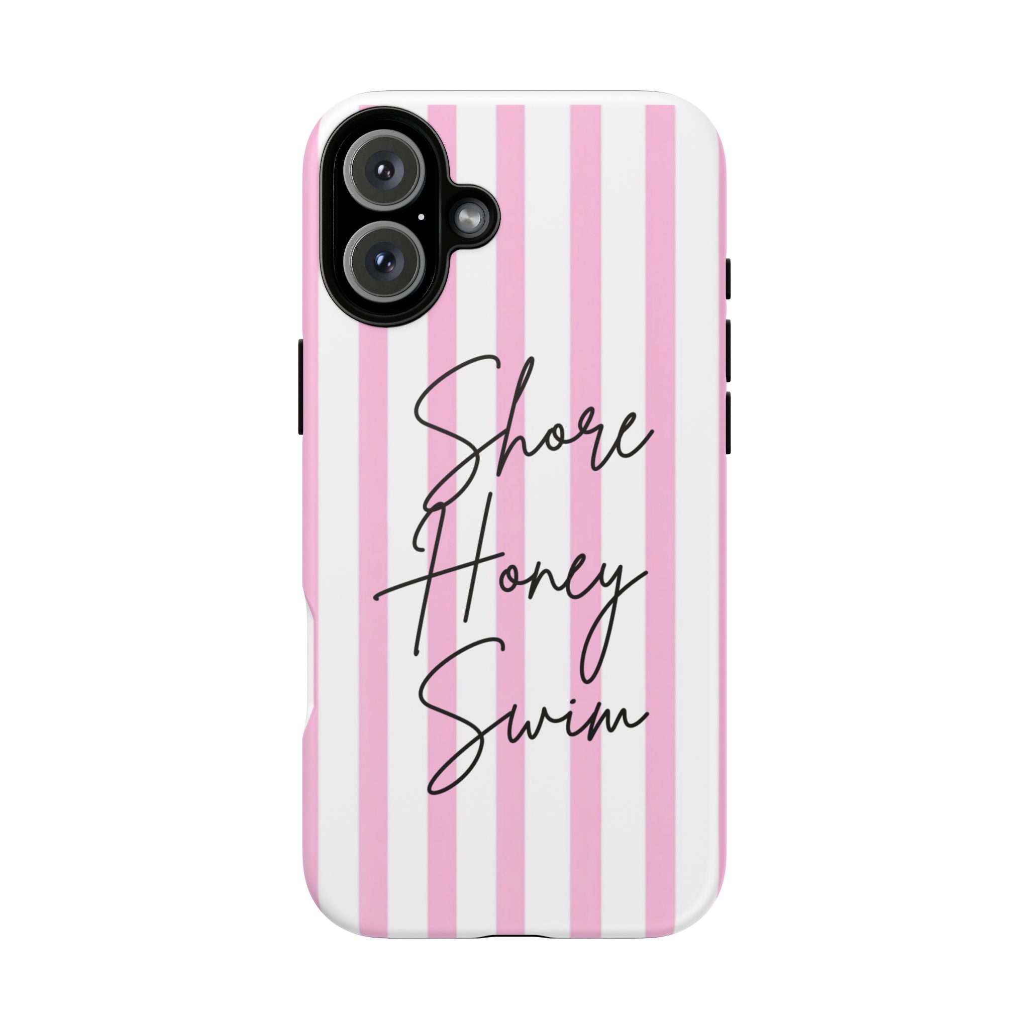 Phone Case — Pink Stripe Shore Honey Swim