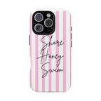 Phone Case — Pink Stripe Shore Honey Swim