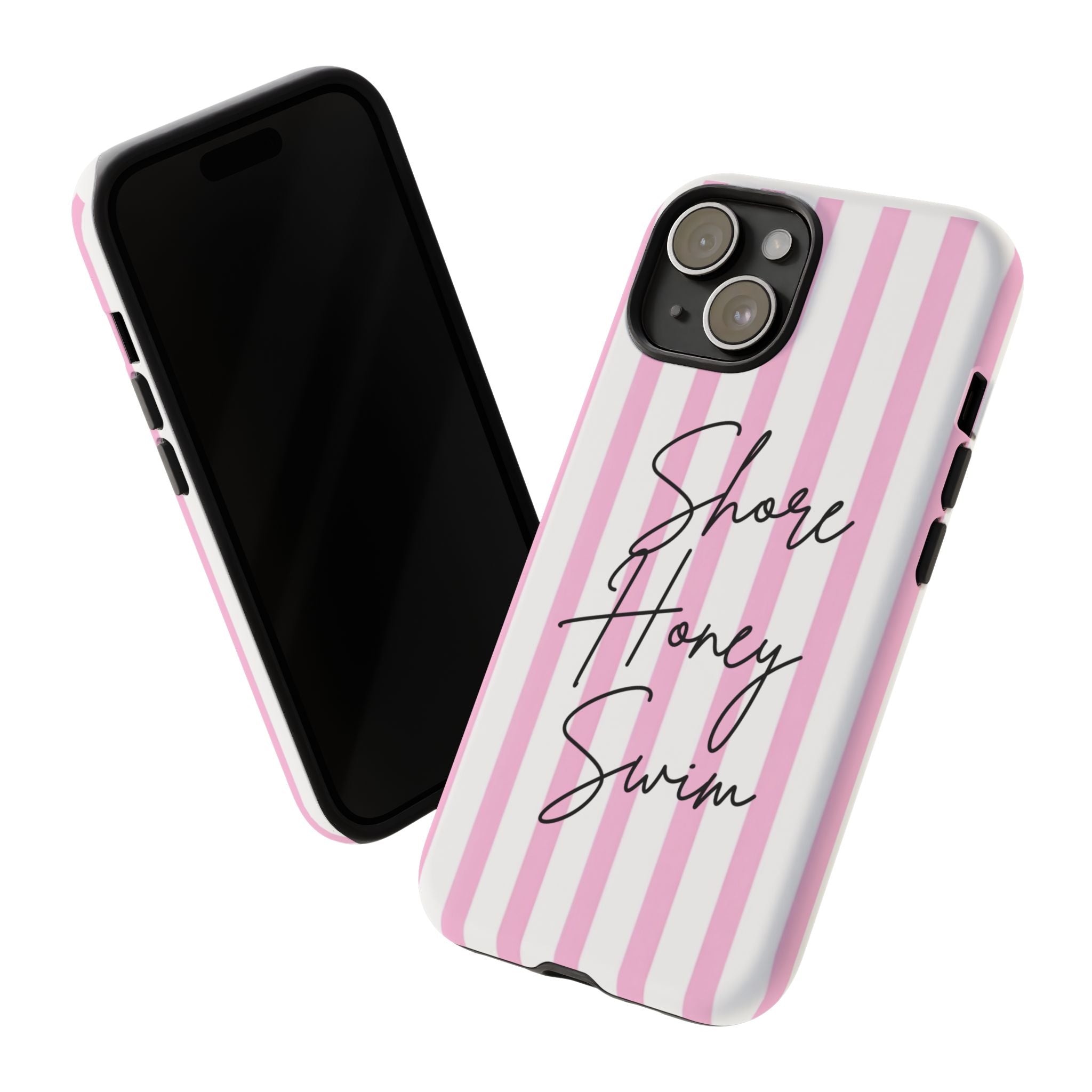 Phone Case — Pink Stripe Shore Honey Swim