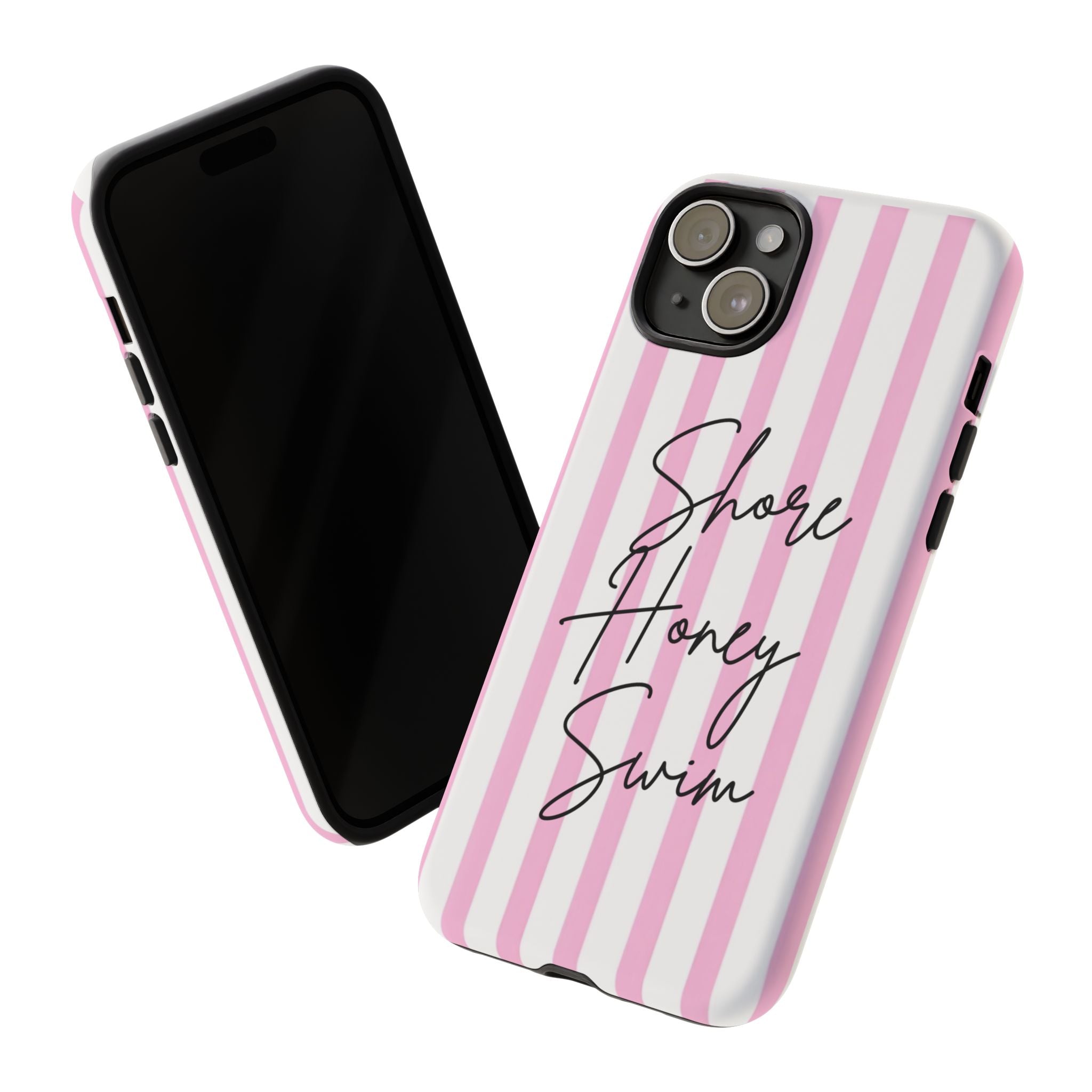 Phone Case — Pink Stripe Shore Honey Swim