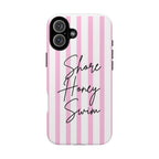 Phone Case — Pink Stripe Shore Honey Swim