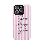 Phone Case — Pink Stripe Shore Honey Swim