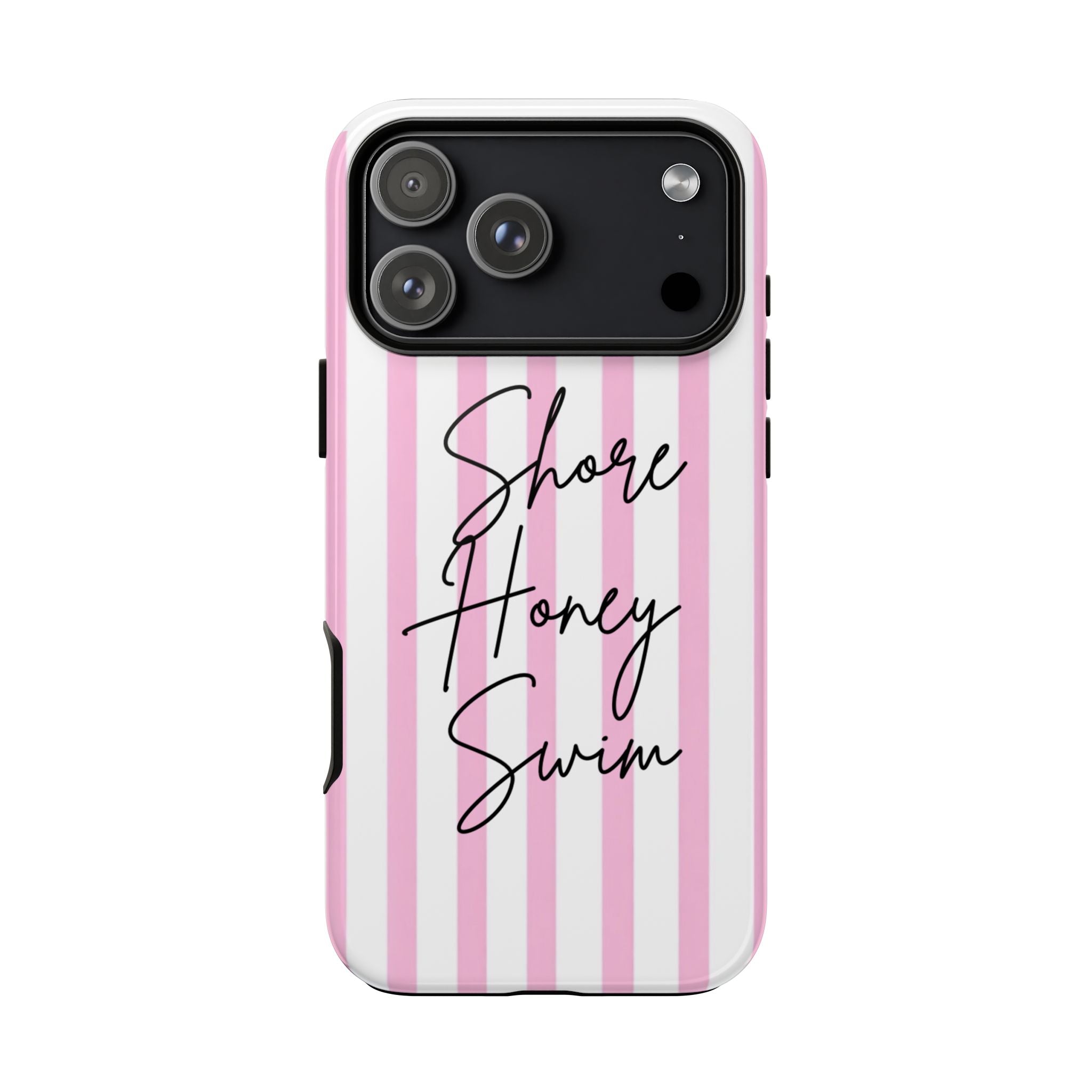 Phone Case — Pink Stripe Shore Honey Swim