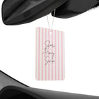 Striped 'Shore Honey Swim' Car Air Freshener
