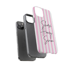 Phone Case — Pink Stripe Shore Honey Swim