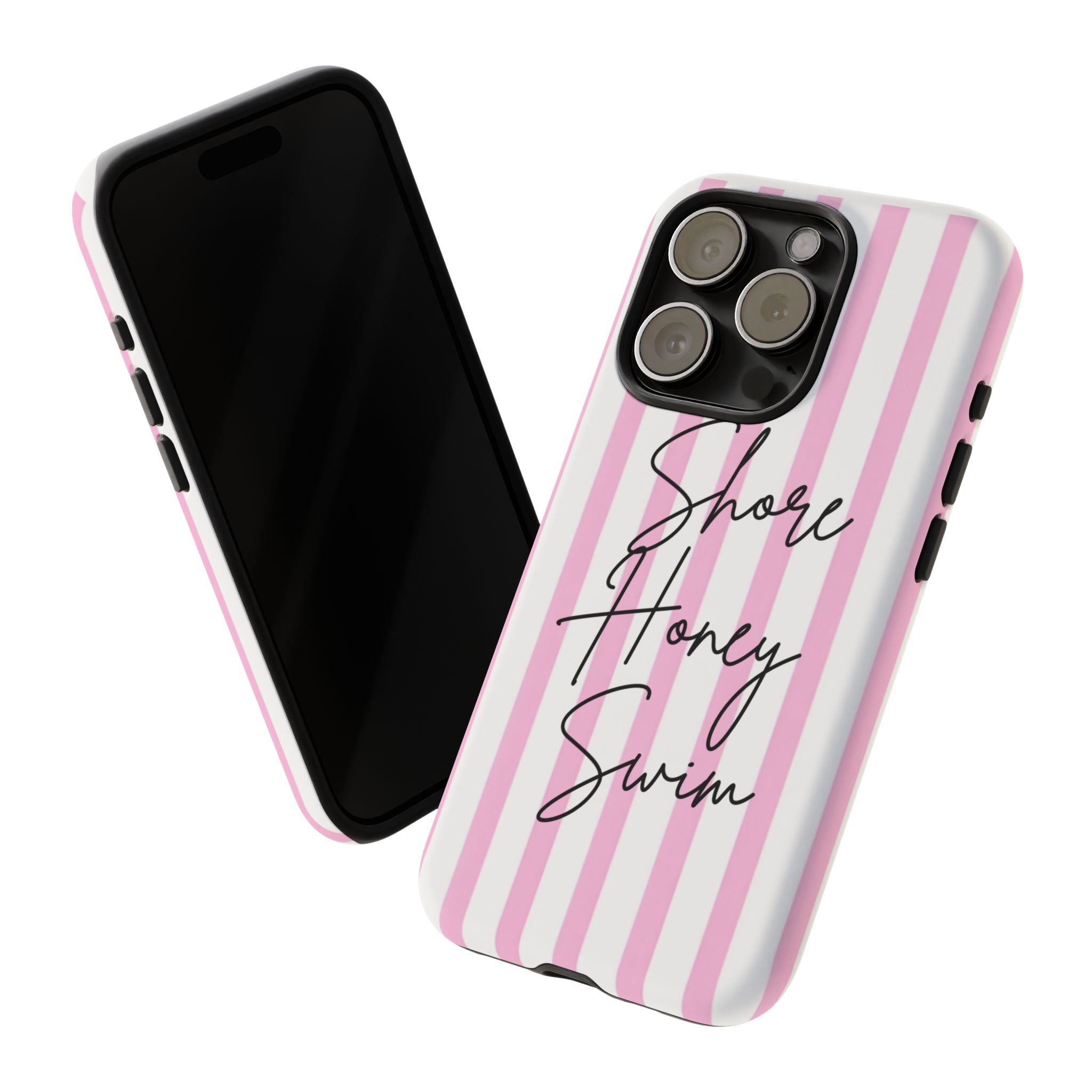 Phone Case — Pink Stripe Shore Honey Swim