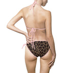 Leopard Print Tie-Side Bikini — Women’s Triangle Swimsuit