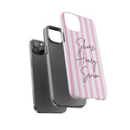 Phone Case — Pink Stripe Shore Honey Swim