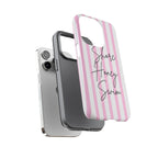 Phone Case — Pink Stripe Shore Honey Swim