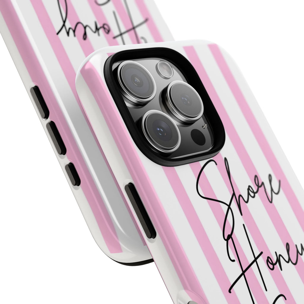 Phone Case — Pink Stripe Shore Honey Swim