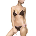 Leopard Print Tie-Side Bikini — Women’s Triangle Swimsuit