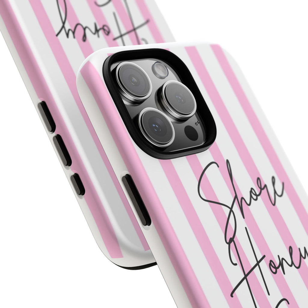 Phone Case — Pink Stripe Shore Honey Swim