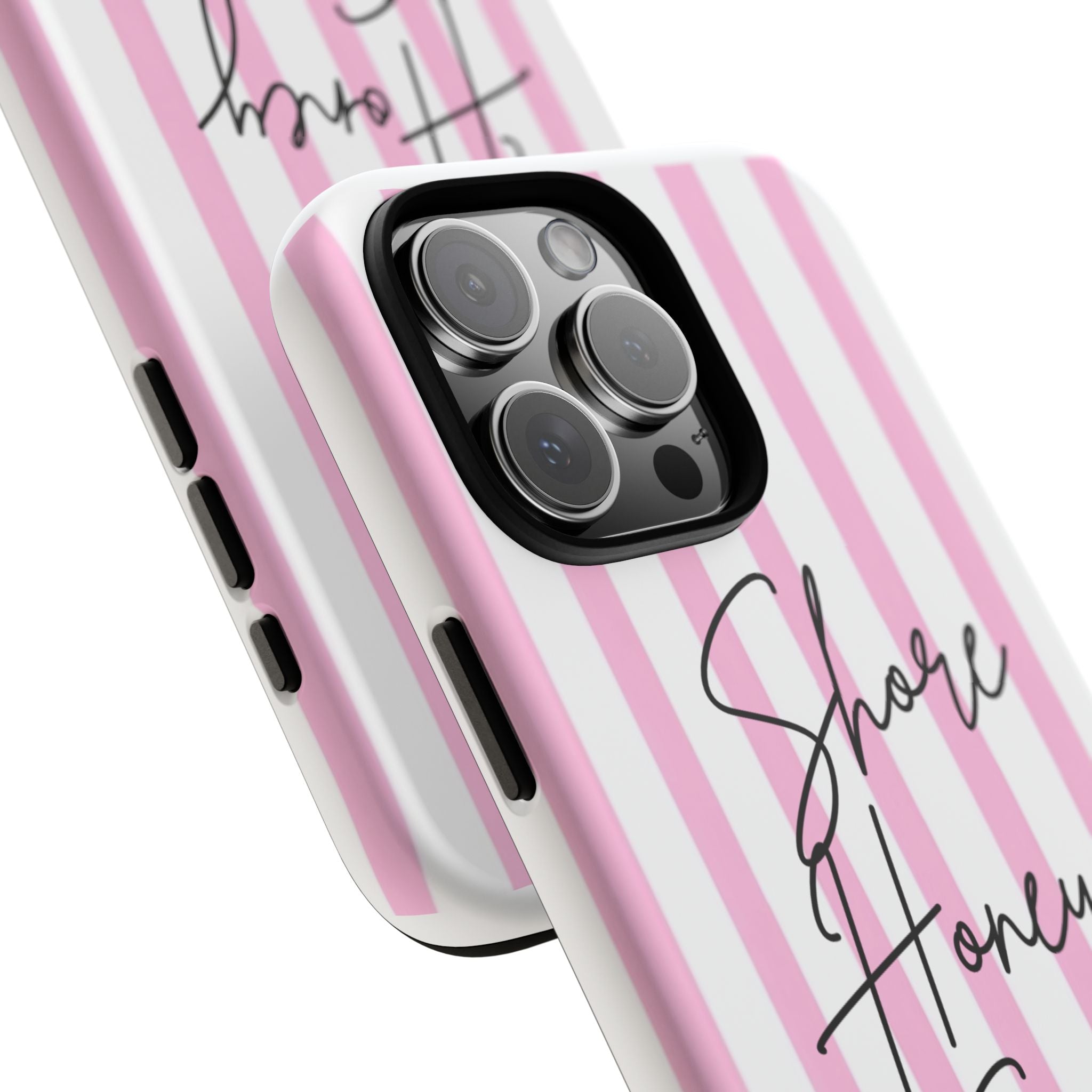 Phone Case — Pink Stripe Shore Honey Swim